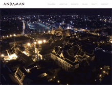 Tablet Screenshot of andaman-group.com